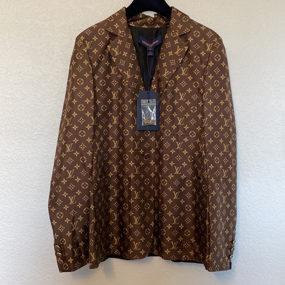 Louis Vuitton Monogram Silk Twill Blazer - 36 - Picture 6 of 11